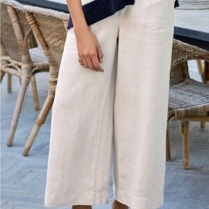 Frank & Eileen Sand Maisie Wide-Leg Pull-On Pants